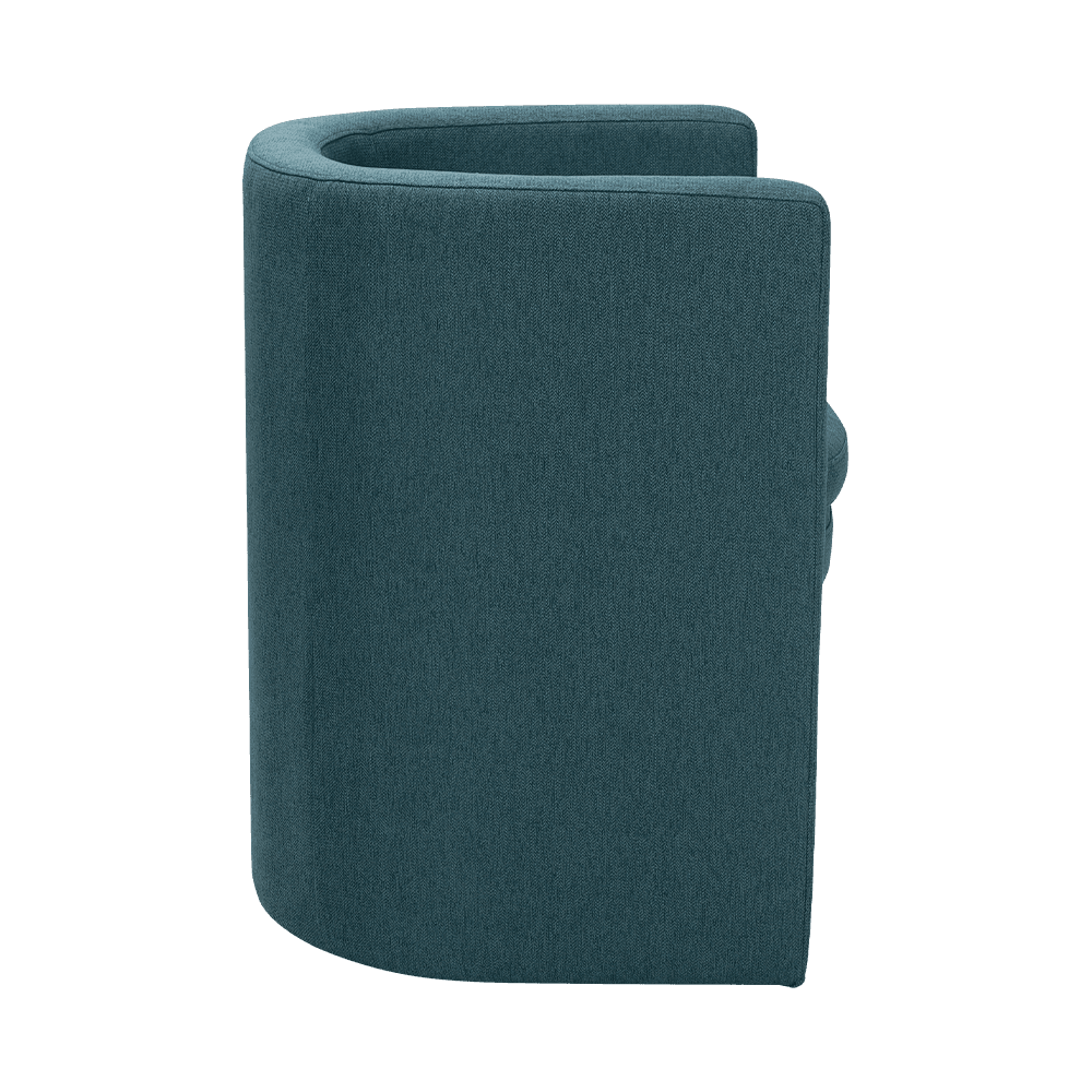 Navy Blue Wooden Frame odpočívá židle