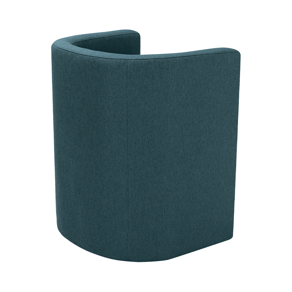 Navy Blue Wooden Frame odpočívá židle