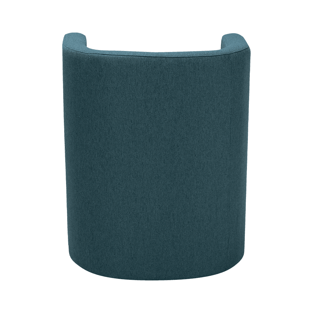 Navy Blue Wooden Frame odpočívá židle
